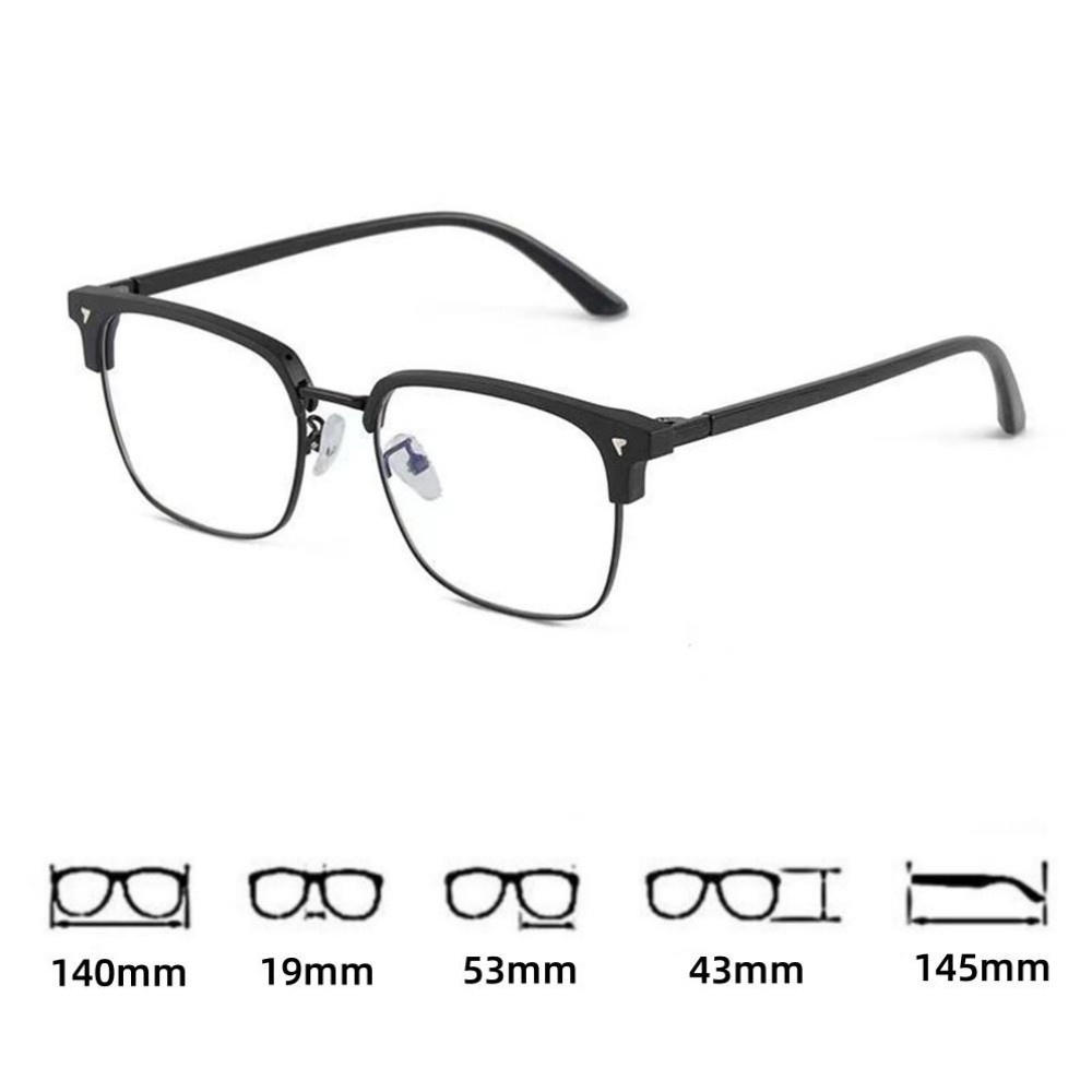 Square Frame Eyeglasses Lightweight Computer Glasses Blue Light Glasses for Computer Use Gaming Reading Women and Men Digital Devices. 