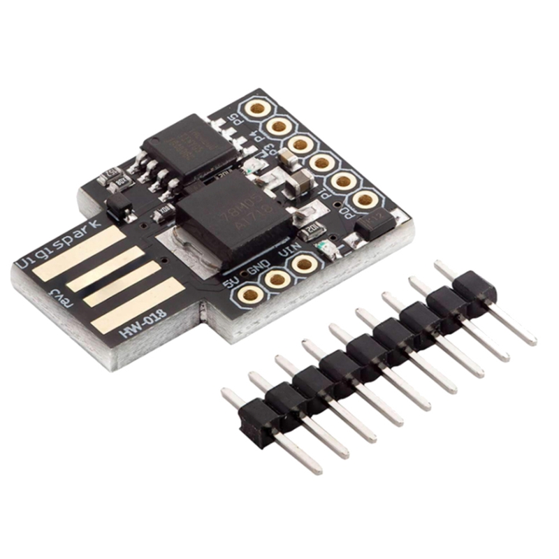 5Pcs ATTiny85 Digispark I2C LED Rev.3 Kickstarter 5V IIC SPI USB Development Board 6 I/O Pins for Arduino. 