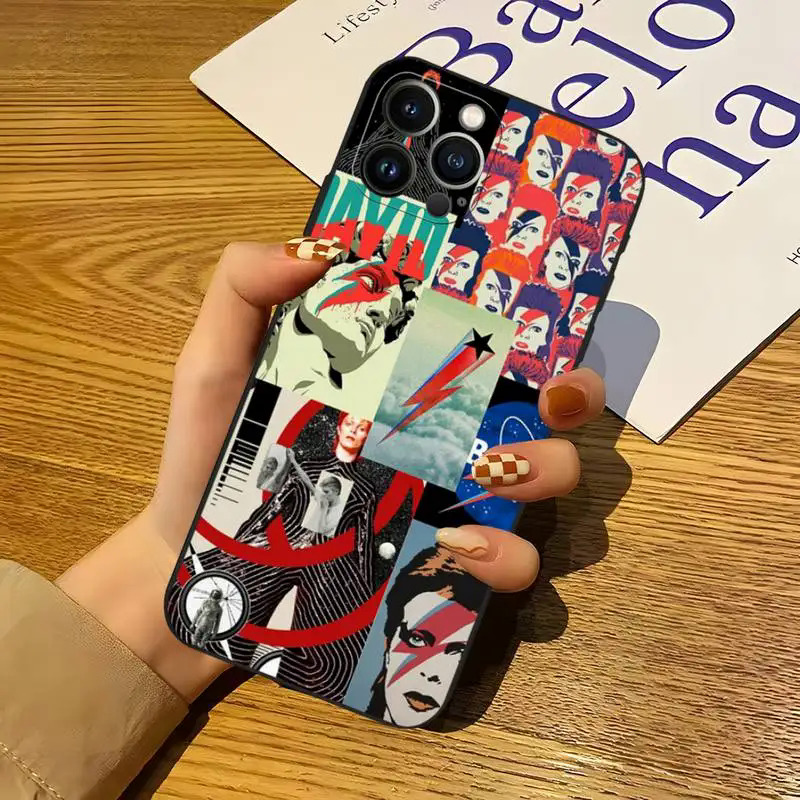 【Sarcasmsm】We Can Be Heroes David Bowie Phone Case For IPhone 11Pro 14 13 12 11 Pro Max Mini Xs X Xr 7 8 Plus SE2020 Soft Funda Shell Cover. 