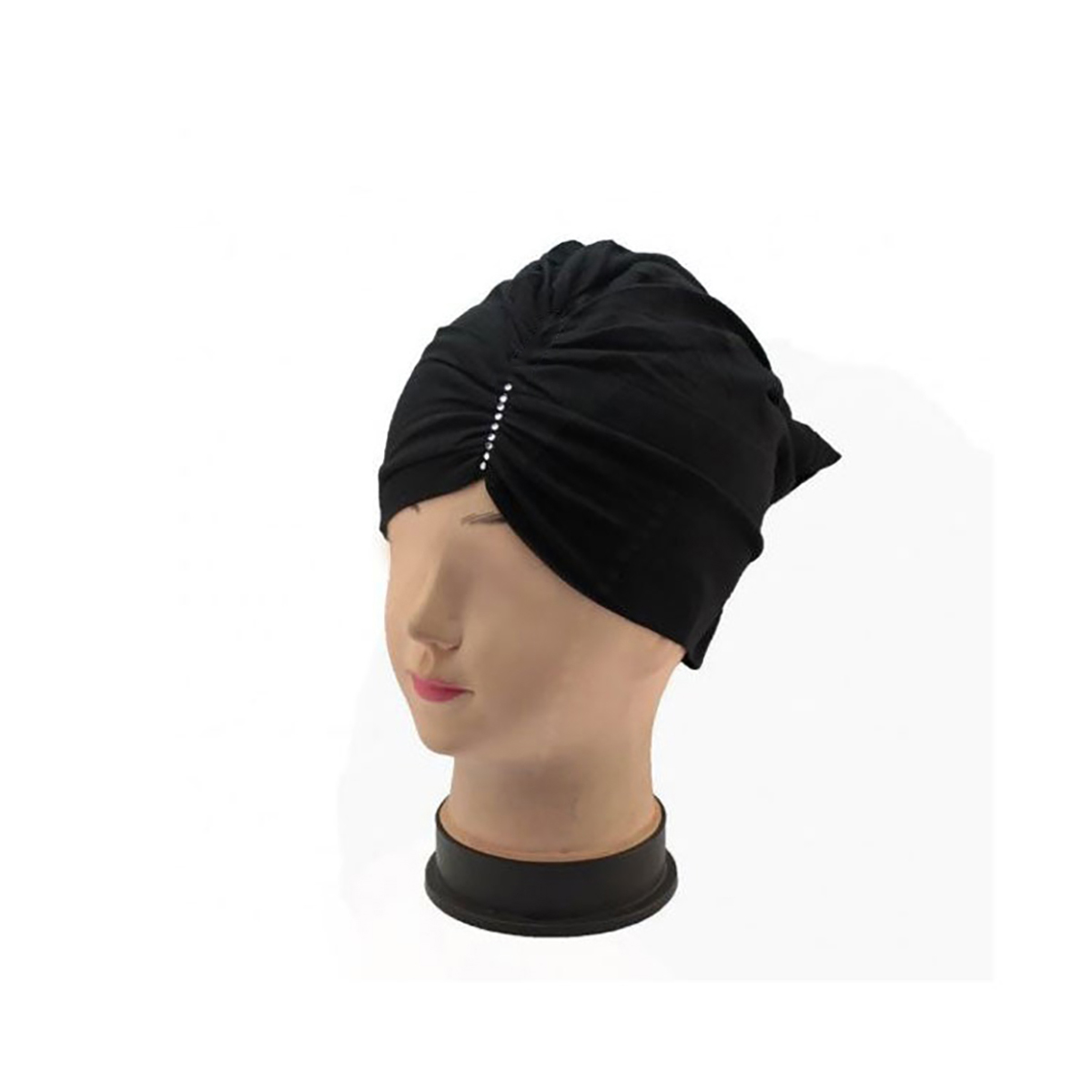 5 Ston Cotton Hijab Inner Cap - Black 