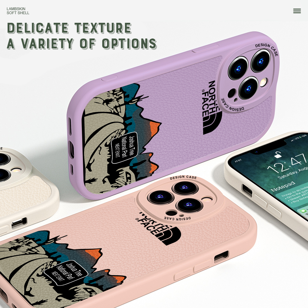 YYDS for iPhone XS MAX Back Cover INS Style Natural Scenery Leather Case Soft Thin Drop Resistant Phone Case. 