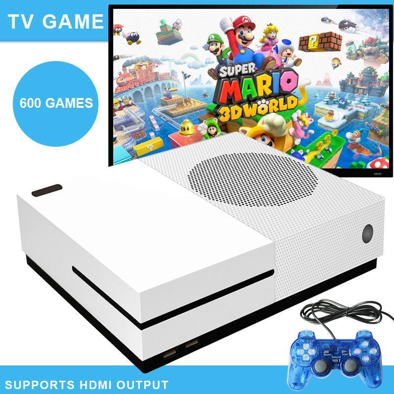 HD TV Game Consoles Built-in 600 Retro Classic Games with 2 USB Joystick. 