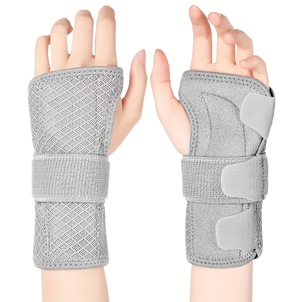 2pcs Breathable Thumb Compression Arthritis Gloves With Gel Thumb Injury Pads - Wrist Support Brace For Joint, Carpal Tunnel, Tendonitis, And Sprains