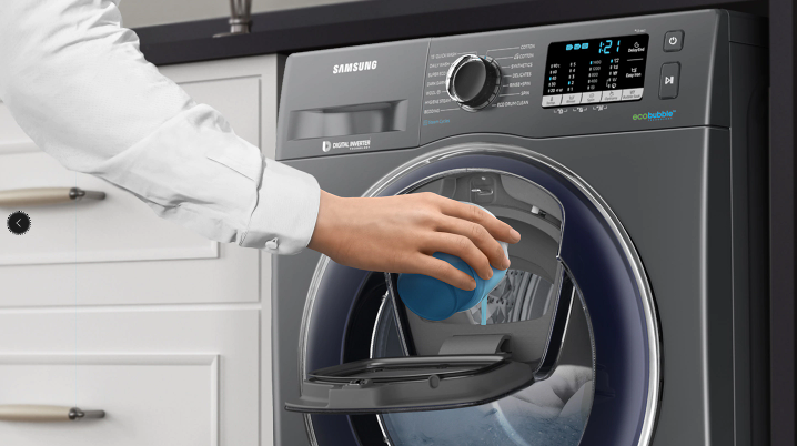 SAMSUNG 8 KG Front Loading Washing Machine with Steam wash WW81K54E0WW/TL
