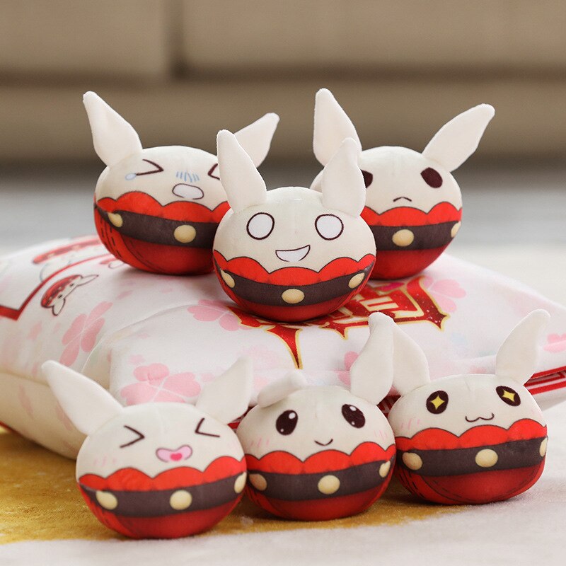 6CM Genshin Impact Slime Klee Bouncing Duduke Two-dimensional Cute Doll Plush Toy Birthday Present Game Peripherals Collect. 