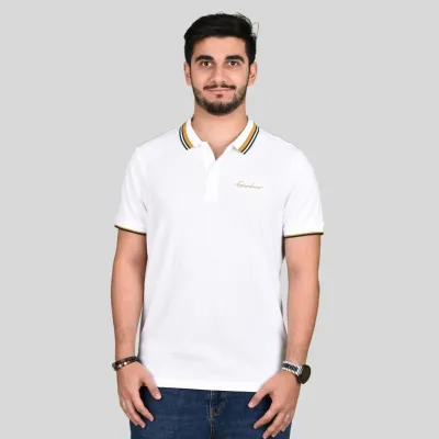 Giordano white polo outlet shirt