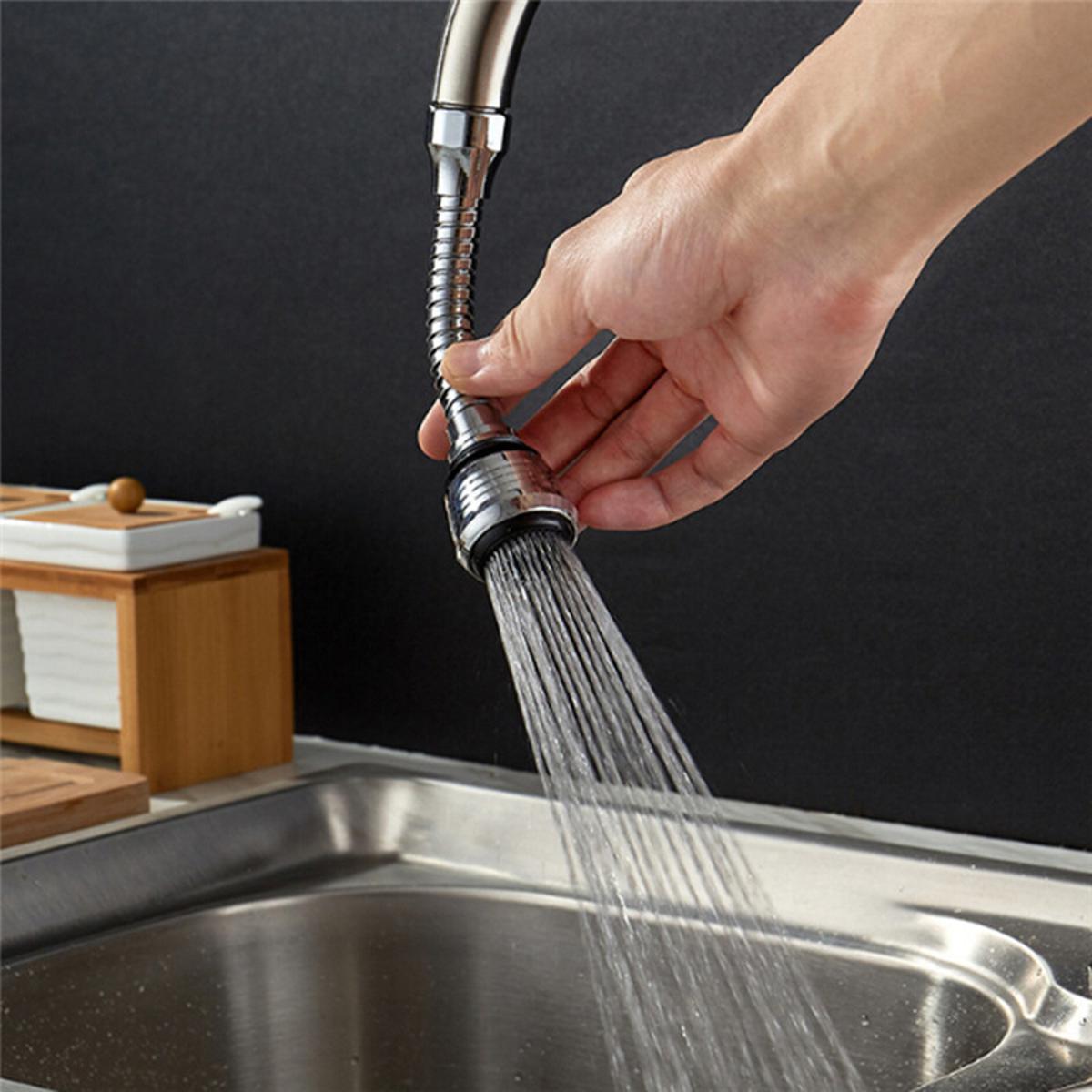 Water Saving Tap Aerator 360° Rotate Faucet Swivel End Diffuser Adapter Filter Creek