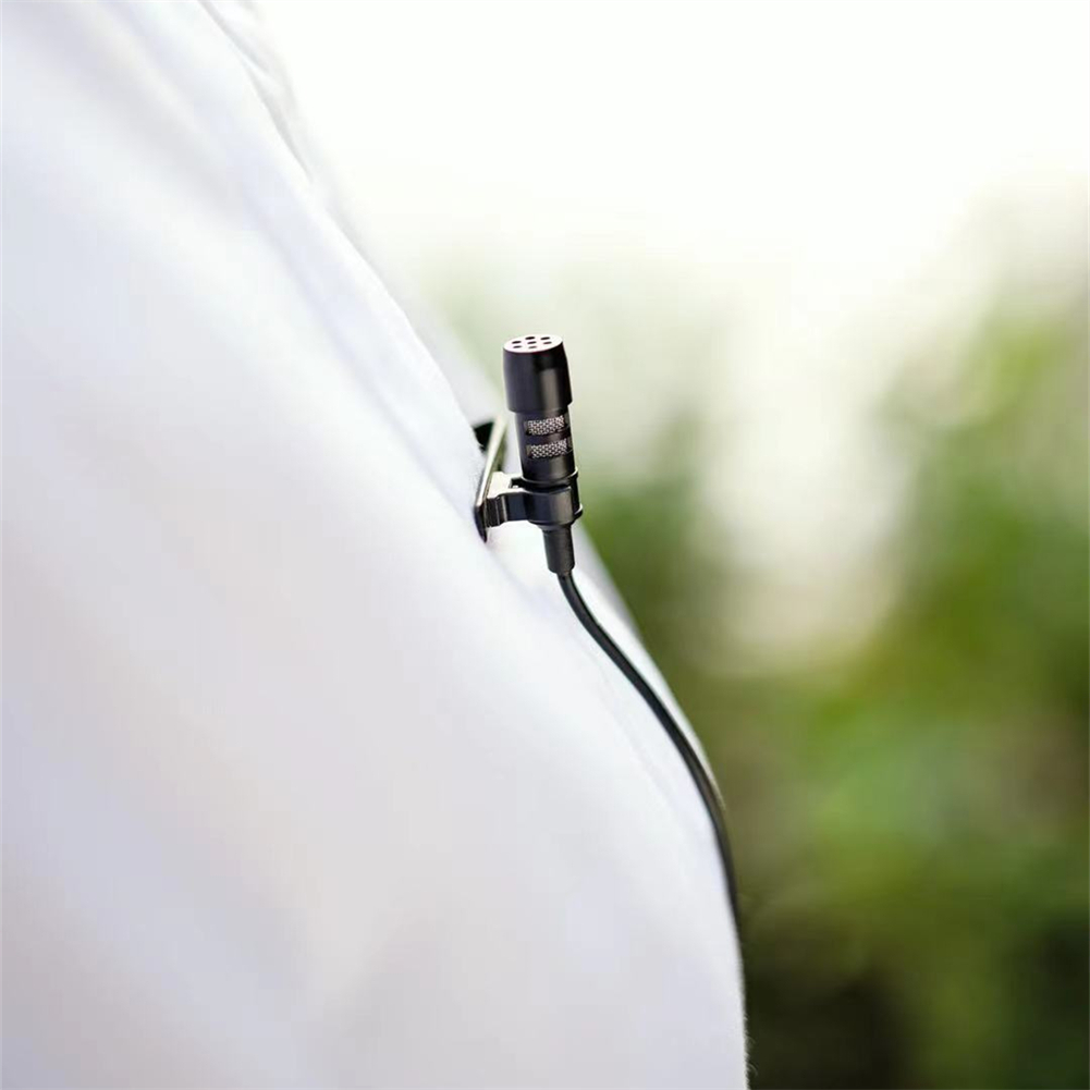 3.5mm Mini Lavalier Microphone Lapel Mic XLR 3-Pin XLR 4-Pin For Mobile Phone PC Laptop Speaking Vocal Audio. 
