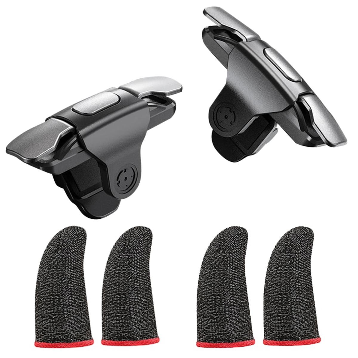 Pubg Mobile Controller Handle Game Controller,Physical Keys Gaming Finger Sets for PUBG Joystick Metal Mobile Game Artifact