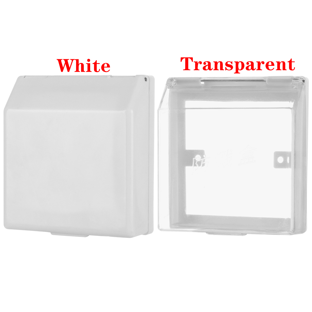 NYT Transparent Child Safety Power Outlet Electric Plug Cover Sockets Socket Protector Splash Box. 