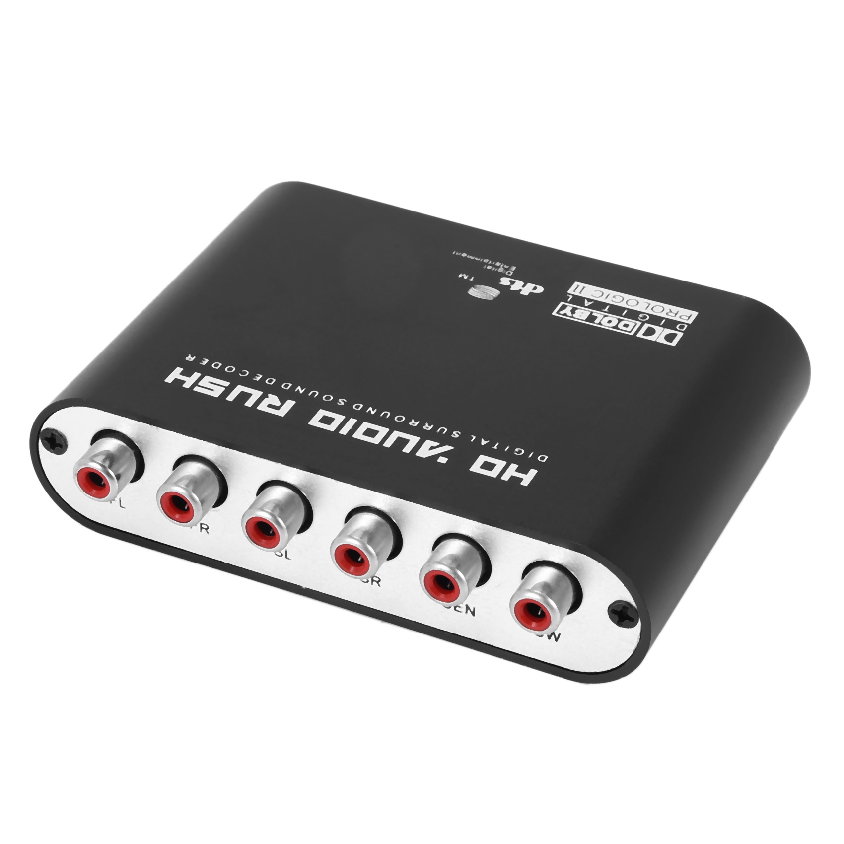 5.1 CH Audio Decoder SPDIF Coaxial To RCA DTS AC3 Digital To 5.1 Amplifier Analog Converter For PS3,DVD Player, Xbox. 