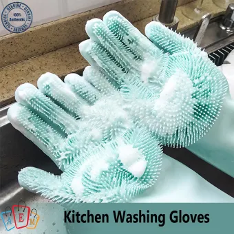 hand gloves for washing utensils online shopping