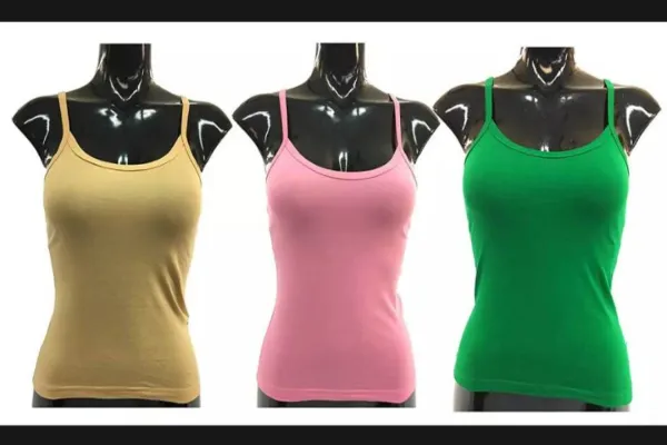 Ladies Inner Cotton Tank Tops For all season- 1 Piece (Multicolor) Camis