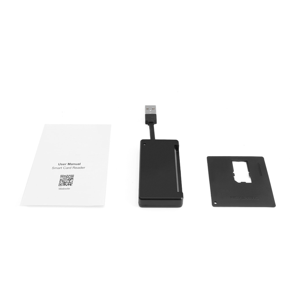 Rocketek USB 2.0 smart Card Reader memory for ID Bank EMV electronic DNIE dni citizen sim cloner connector adapter PC computer. 