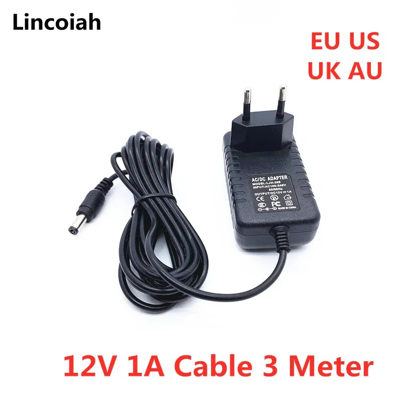 EU Plug Charger Transformer AC/DC Plug Charger for EKEN ZXTOP Wifi Wireless Doorbell Camera Power Adapter IP Video Intercom Ring