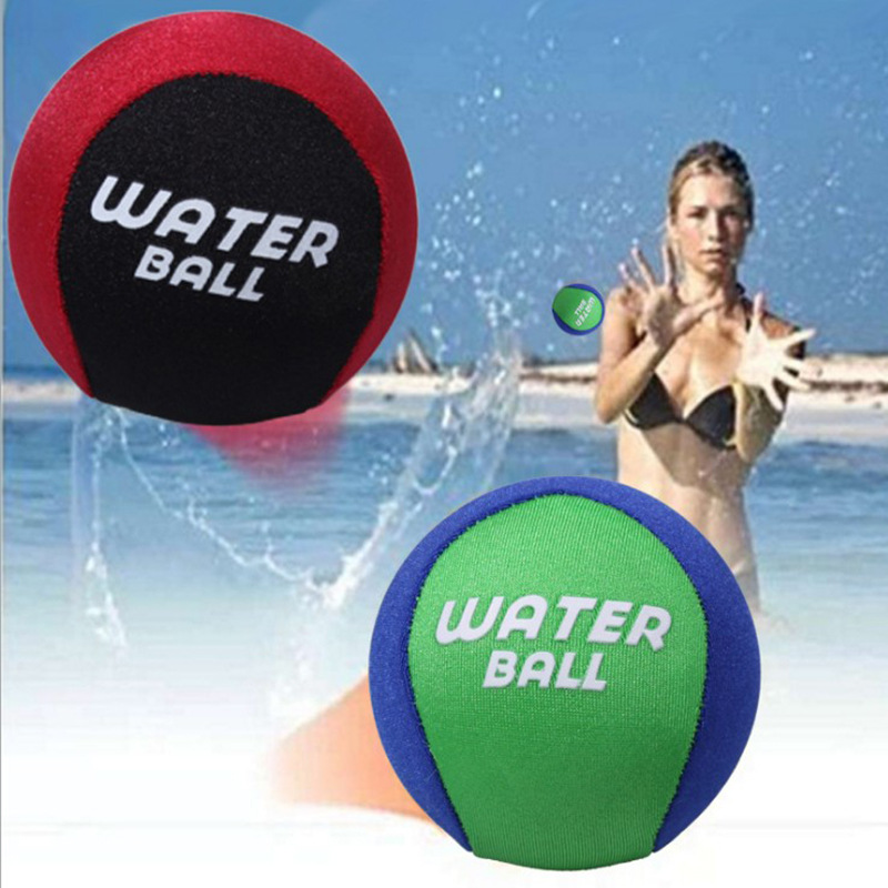 Elastic Ball Cross-Border Factory in Stock Diameter 6cm5.5 cm5cmCloth ball Water Bouncing Ball Beach Ball. 