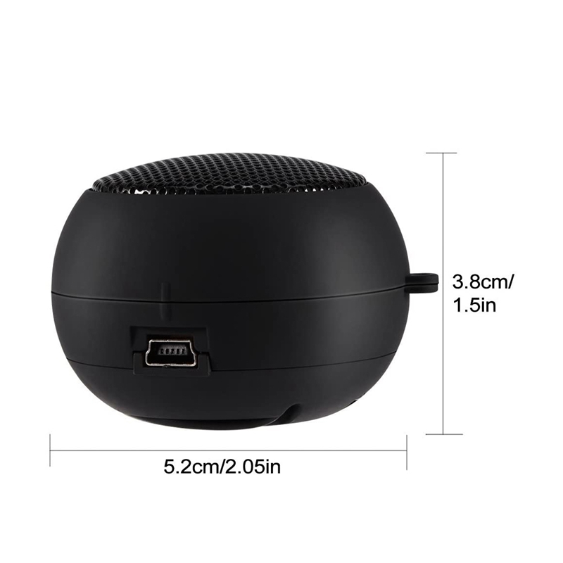 LKPCIGCXM Mini Speaker Portable Rechargeable Travel Speaker with Aux Input Wired 3.5mm Headphone Jack. 