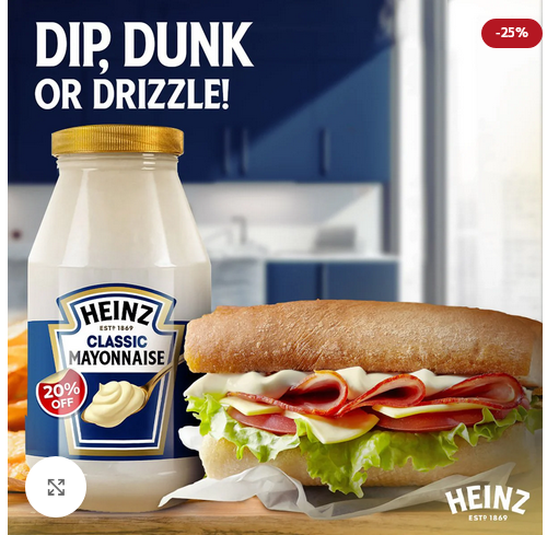 Heinz Creamy Classic Mayonnaise 940g-oman