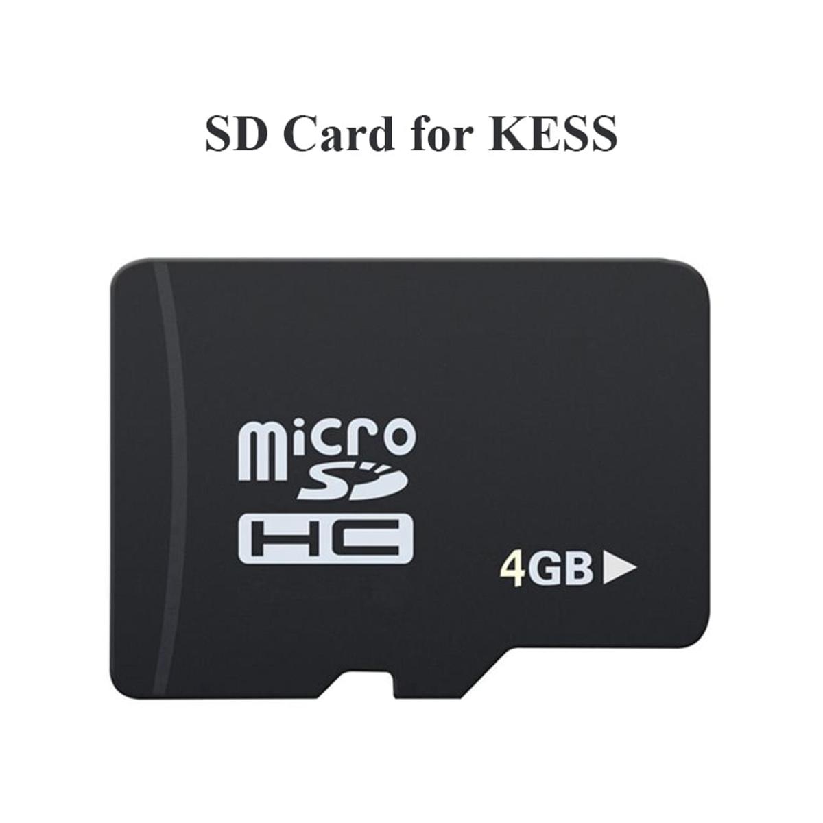 Newest SD Card for KESS V5.017/KTAG V7.020 ECU Chip Tuning Tool SD Card 4GB Files Contents Fix Damaged KESS 5.017/K-TAG 7.020