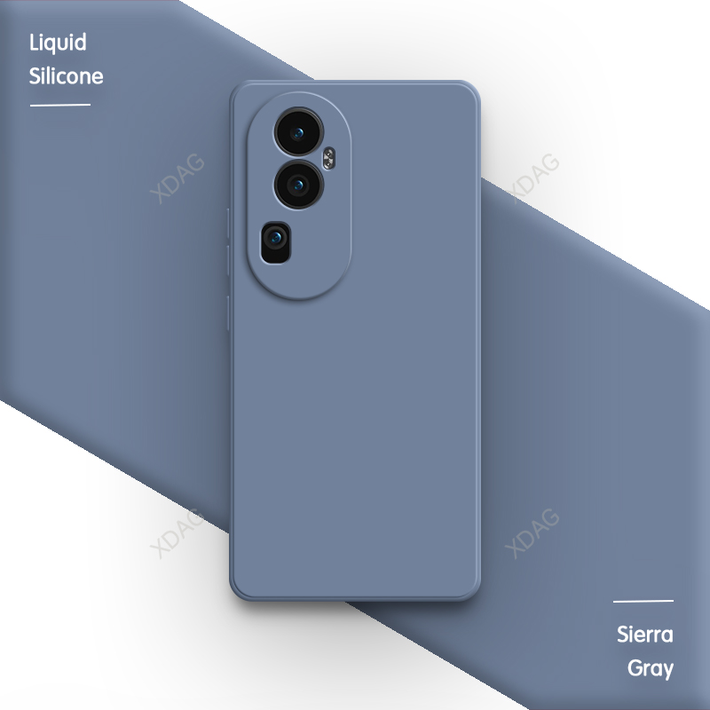 XINYEXIN Cover per Oppo Reno 10 Pro 5G / Reno 10 5G, Custodia in Silicone Morbido Antiurto Ultrasottile con Motivo Carino, Design a Bordo Dritto - Flowers, Green
