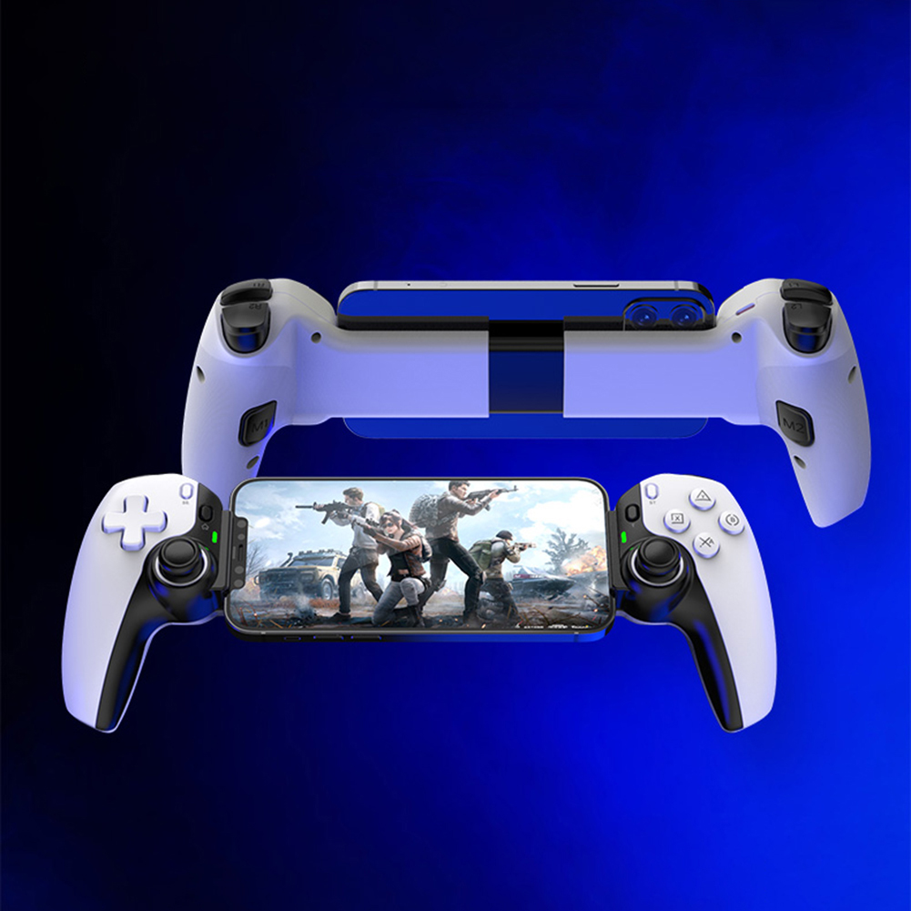 D9 Telescopic Game Controller 6-axis Gyro Bluetooth-Compatible 5.2 Cell Phone Gamepad Joystick for Switch/PS3/PS4/PC/Android/iOS. 