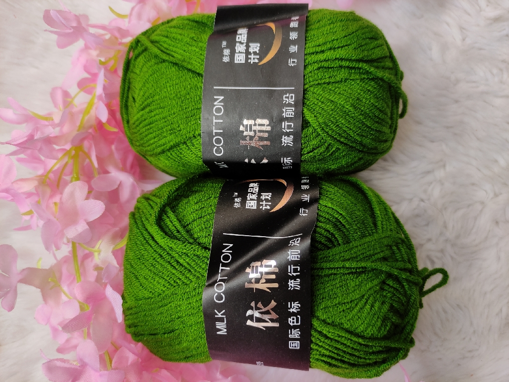 ply Crochet Milk Cotton Yarn (50gram* prices)