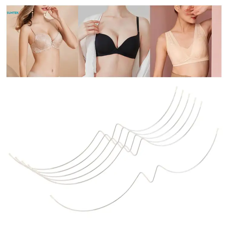 6Pcs Shaping Bra Underwire Replacement, Stainless Steel Bra Wire for Bra  Making Shaper Accessories 