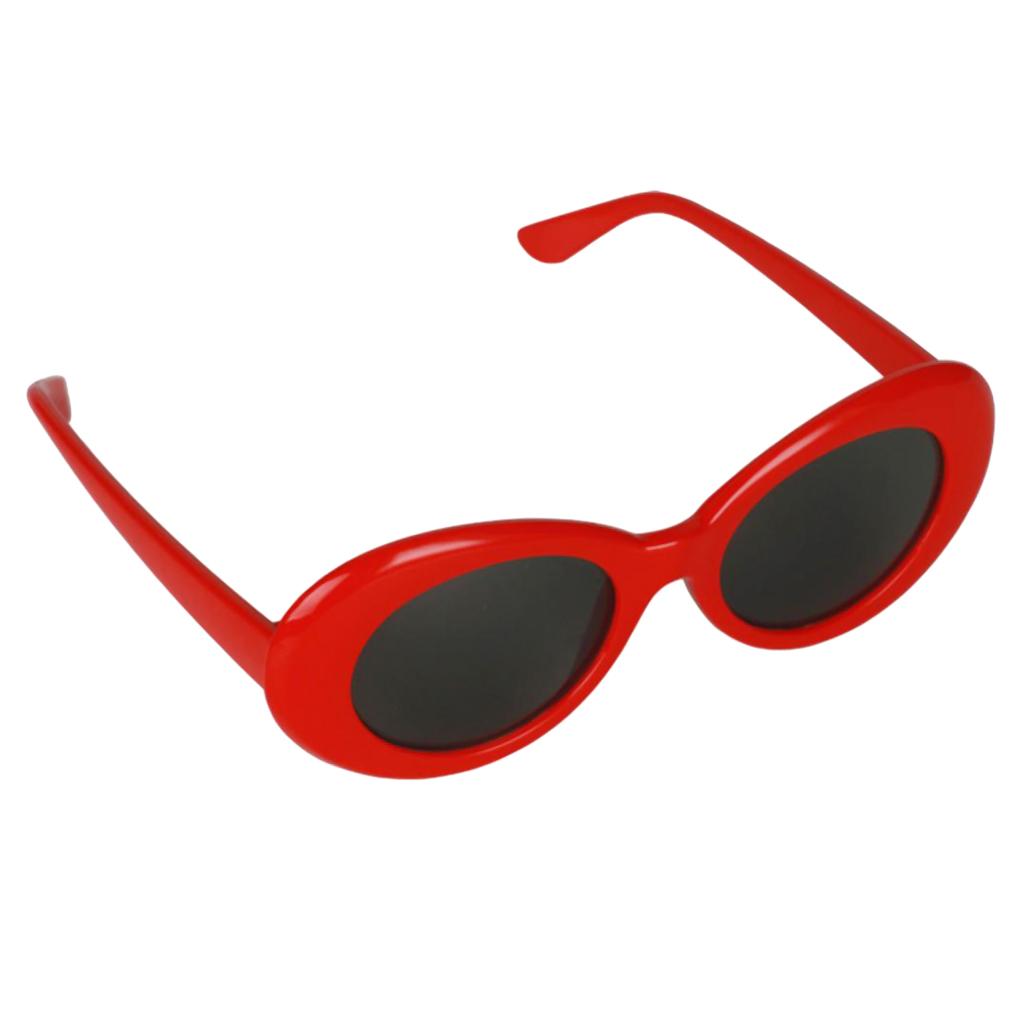 black clout goggles with red lenses