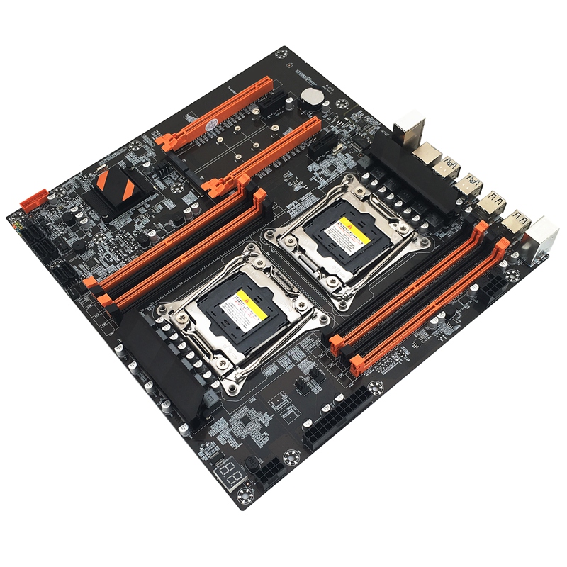 X99 Motherboard LGA 2011-3 Support Dual CPU DDR4 Support 8X32G Memory for LGA 2011-3 Xeon E5 Series. 
