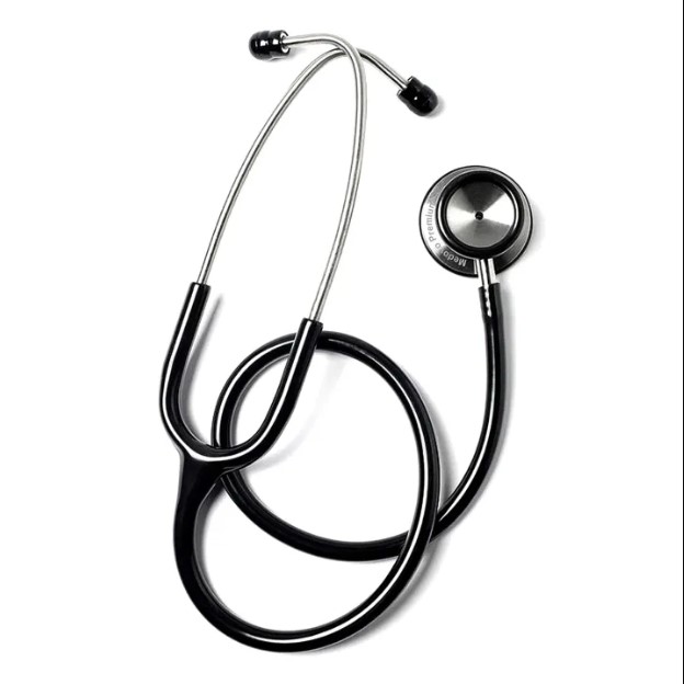 BSMI Light weight Stethoscope with Dual Head and Latex Free single tube stethoscope - Premium Stethoscope for Doctors and Medical Students Made in China. 