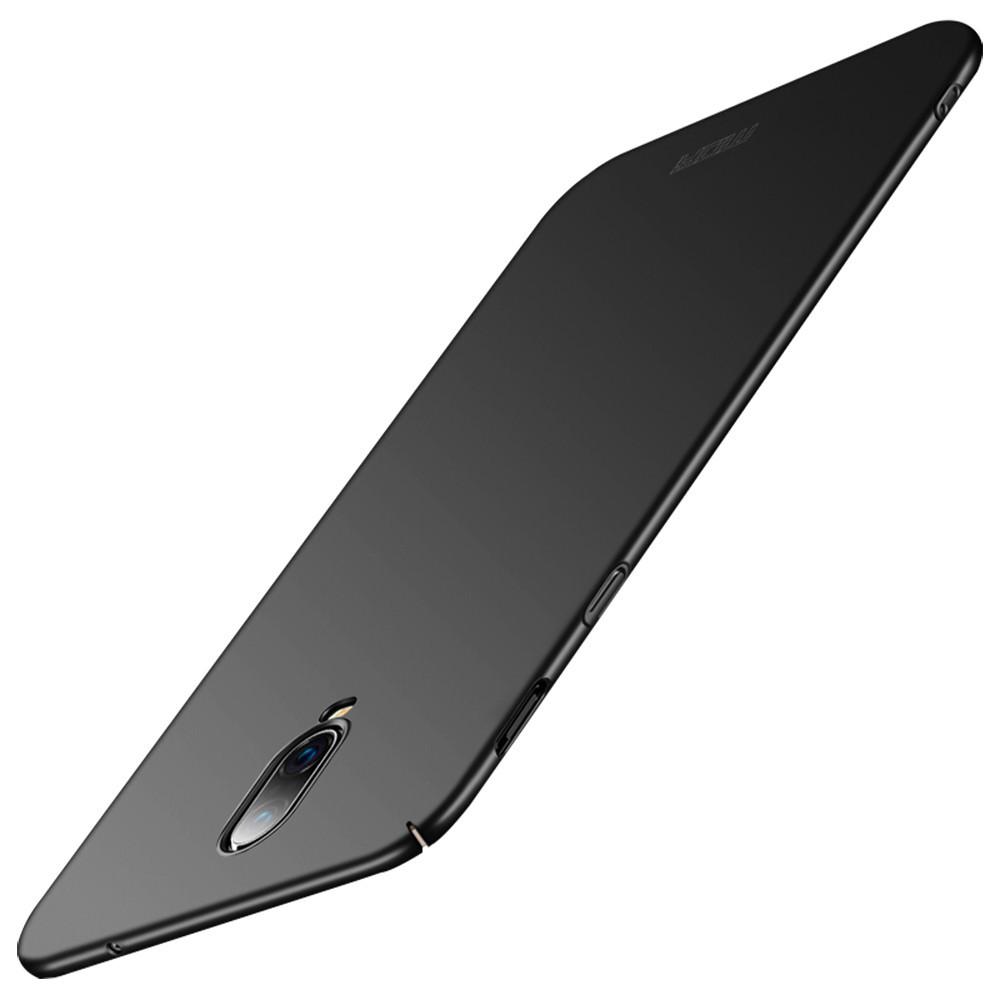 Mofi Matte Ultra Thin Shockproof Hard PC Back Cover Protective Case for OnePlus 6T - Black (black). 