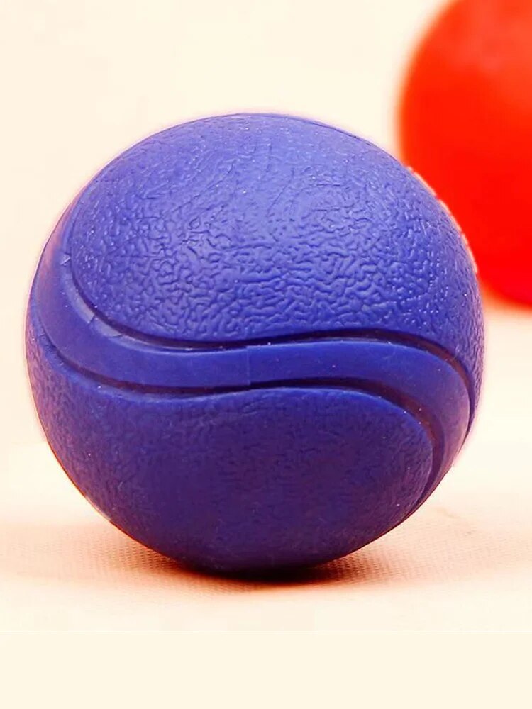 【3C VictoryEagle】Dog Ball 100% Non-Toxic Chew Natural Baseball-Sized Bouncy Dog for Aggressive Chewers and Large Dogs. 