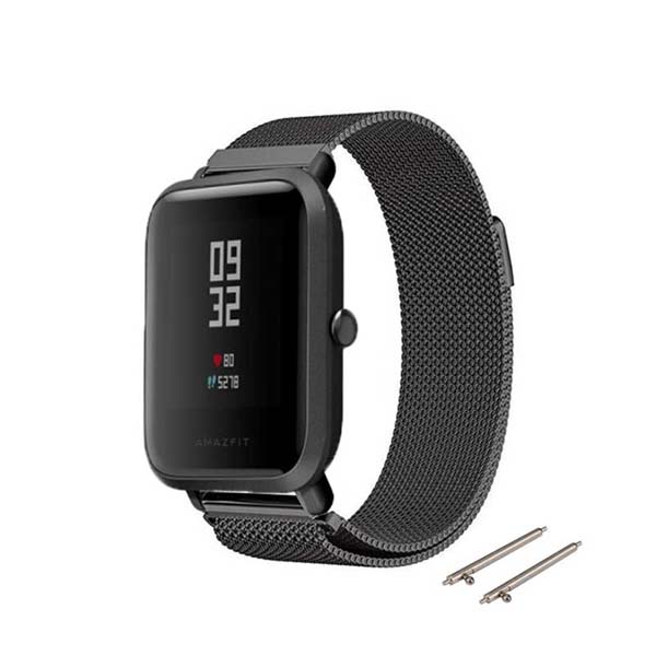 Magnetic Metal Strap Smart Watch 20mm Size For - Haylou RS4, Haylou RS4 Plus, Haylou LS-02, Mibro Color, Mibro Lite, Colmi P28 Plus, Colmi P8 MAX,. 