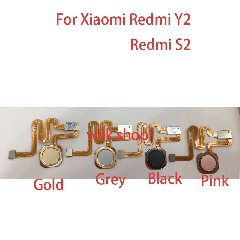Fingerprint Home Button Flex Cable For Xiaomi Redmi S2 / Y2. 