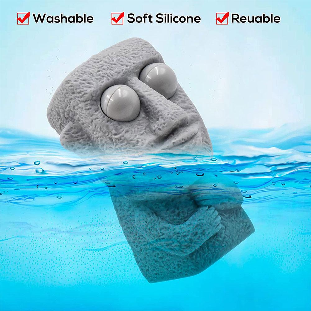 Eye-Popping Rock Man Toy Decompression Funny Toy Creative Venting And Squeezing Novelty TPR Toys. 
