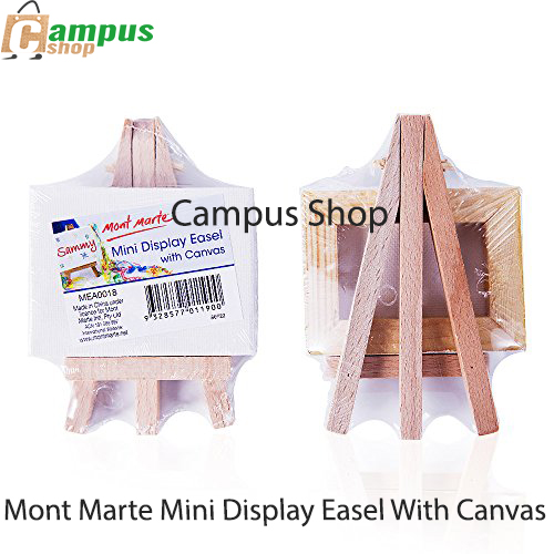 Mont Marte Mini Canvas With Display Easel - Canvas. 