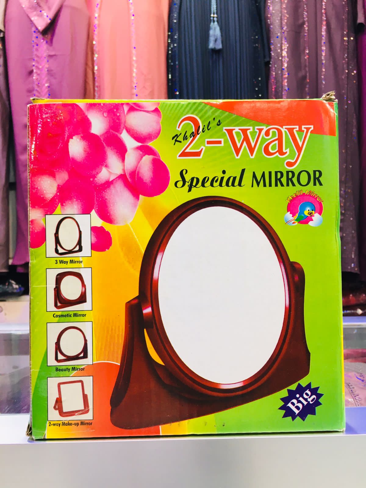 2 Way Table Glass Mirror Both side mirror. 