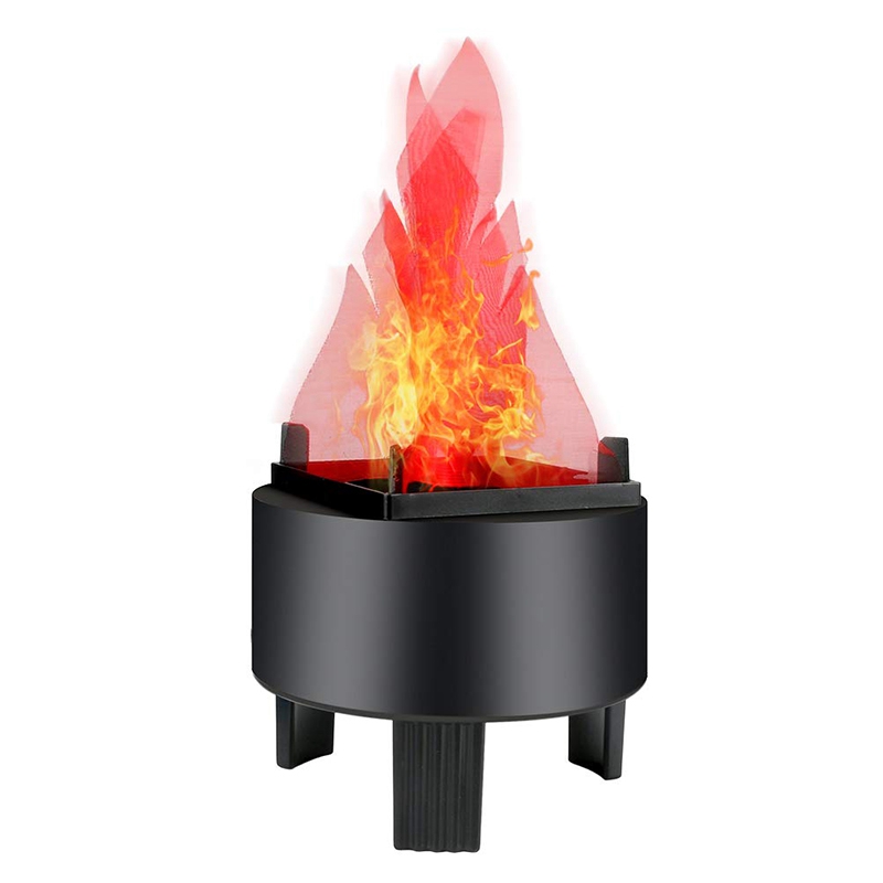 LED Fire Flame Effect Light Artificial Electric Flicker Lamp,US Plug - dj light