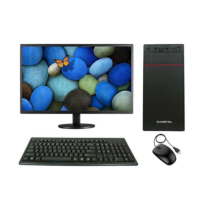Intel Core i5 RAM 8GB SSD 120GB Graphics 2GB Built in Gaming PC Win 10 64 Bit And 'Monitor 17 inch'  Full NEW Desktop Computer Set