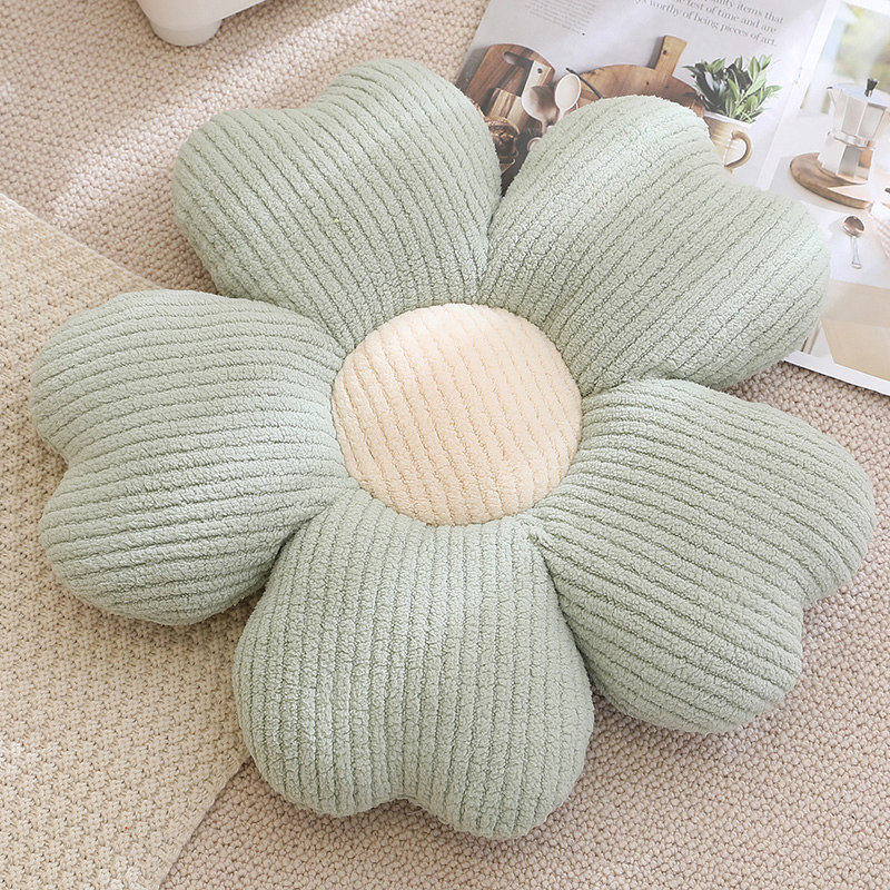 Cross-border ins, flowers, futon, bedroom, lazy fart mat, living room, floor cushion, round thick balcony, bay window, couch