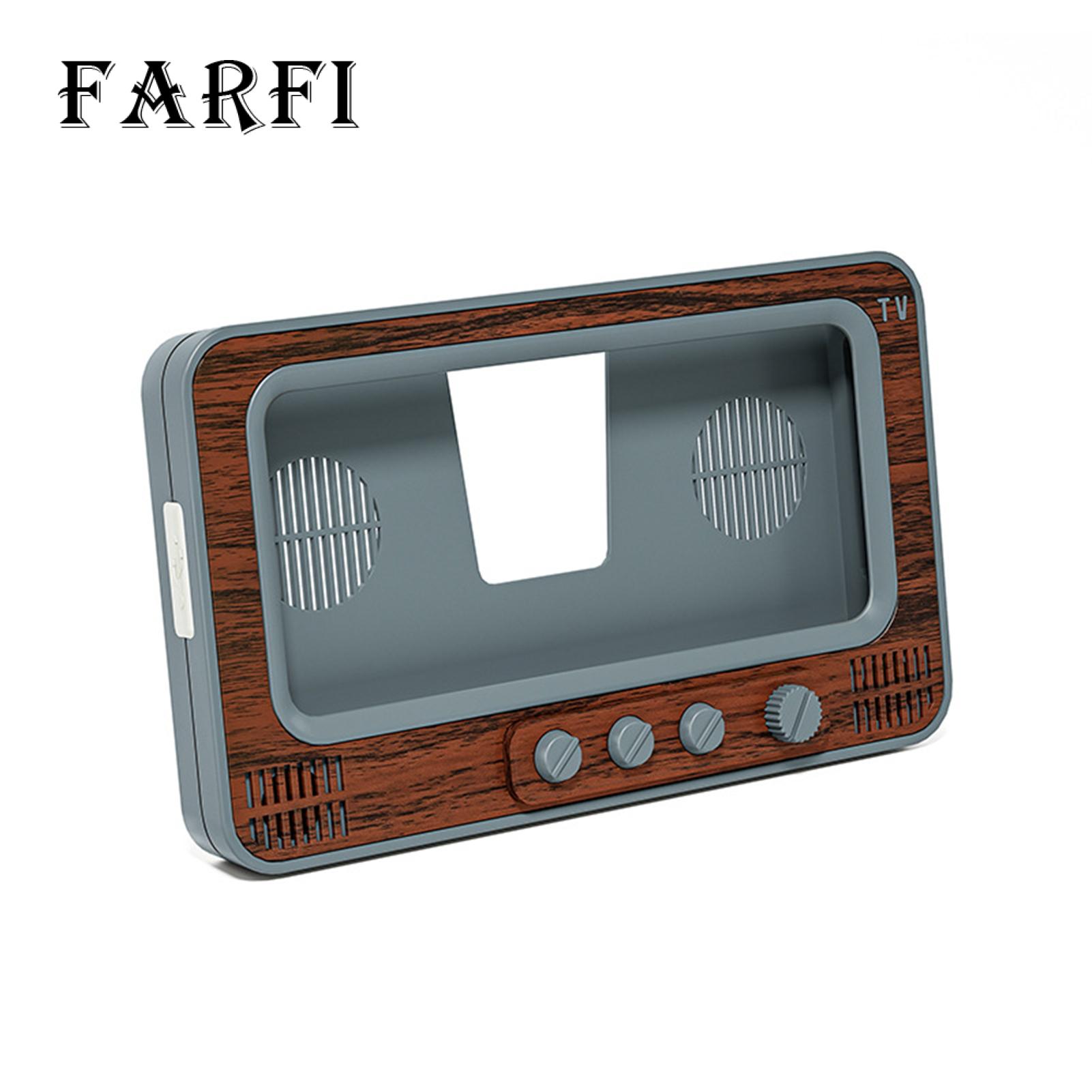 Retro Tv Phone Stand Retro Tv-shaped Phone Stand Portable Universal Desktop Holder less Than Mobile Phone Holder. 