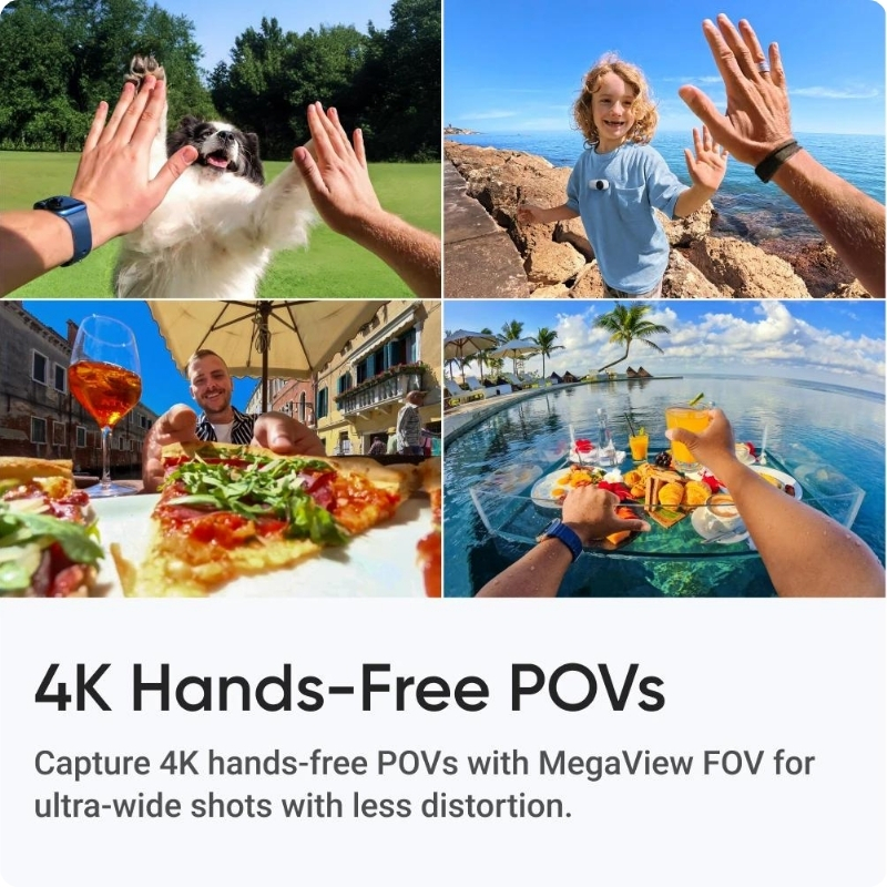 Insta360 GO 3S Tiny 4K Action Camera Black White 39g 64G 128G 1270mAh Battery Action Pod AI Editing Waterproof FlowState GO3S. 