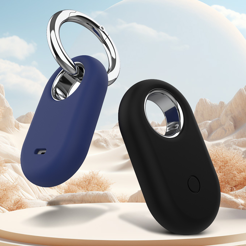 2pcs For Samsung Galaxy SmartTag 2 Locator Tracker Case Keychain Anti-Scratch Protective Skin Cover For Smart Tag Tracker Holder. 