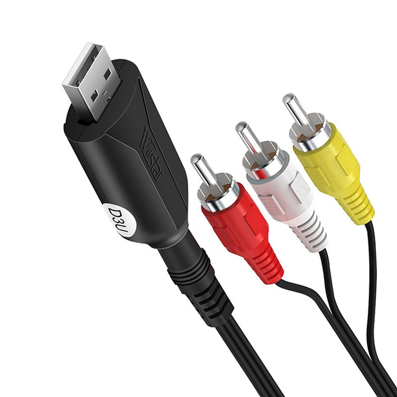 USB2.0 to DVD Converter Audio Video Audio Capture Card AV Capture Capture Capture Card Easy Install Easy to Replace. 