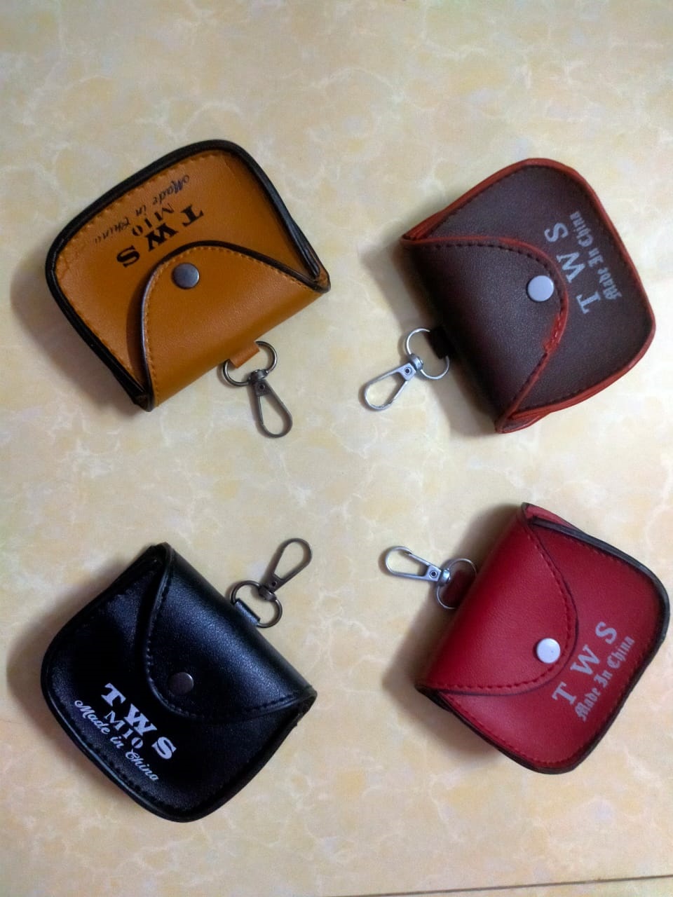M-10 M-18 M-19 Leather Earbuds Cover Protective Tws Carrying Case For M10 M19 TWS. 
