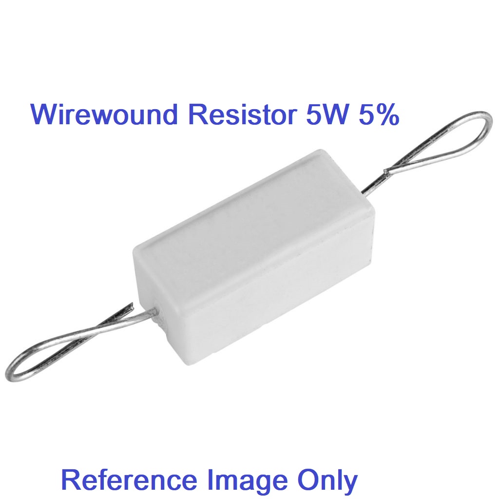 5Pcs- 5Watt 0.22 Ohm WIREWOUND 5W 0.22 Ohm Ceramic Cement Power Wirewound Resistor 0.22 Ohm 5Watt Wire Wound 2Pin Leads Fixed Cement Resistor 5% Tolerance. 