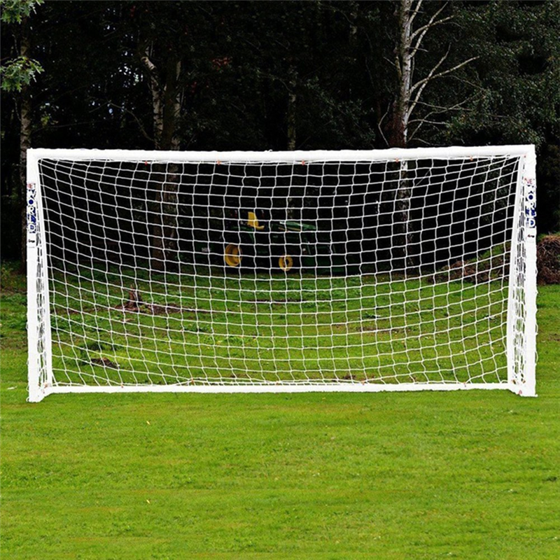 1 PCS Soccer Goal Net Football Training Nets, Post Not Included Bouncy,3x2M White Polypropylene Rope Diameter is About 0.5cm