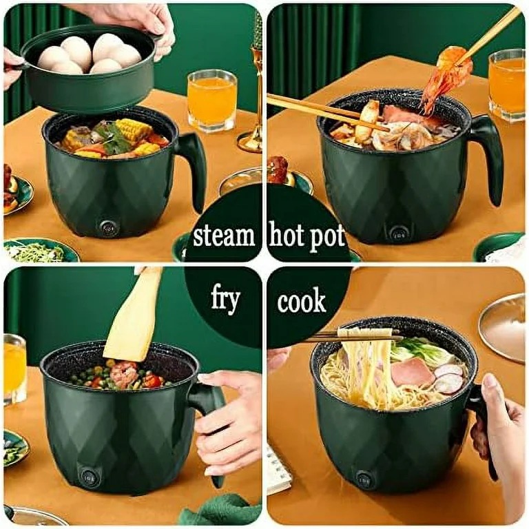 New JS-KA 2024101 Multifunctional Non-stick Mini Rice Cooker Non-Coated Household Electric Cooker Electric Frying Pan. 