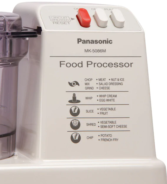 Panasonic MK-5086M 6-in-1 Multi-Functional Food Processor. 