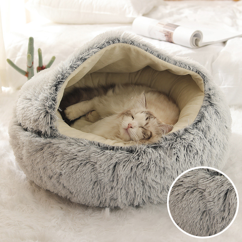 thumbnail image 2 of FOMIYES Warm Pet Mat Kitten Sleeping Cushion Pet Cat 2 of 12